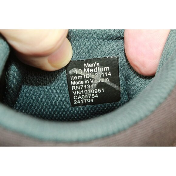 LL Bean Everywhere Explorer Green Suede Water Resistant Hiking Boots Size 10 M - Picture 8 of 9